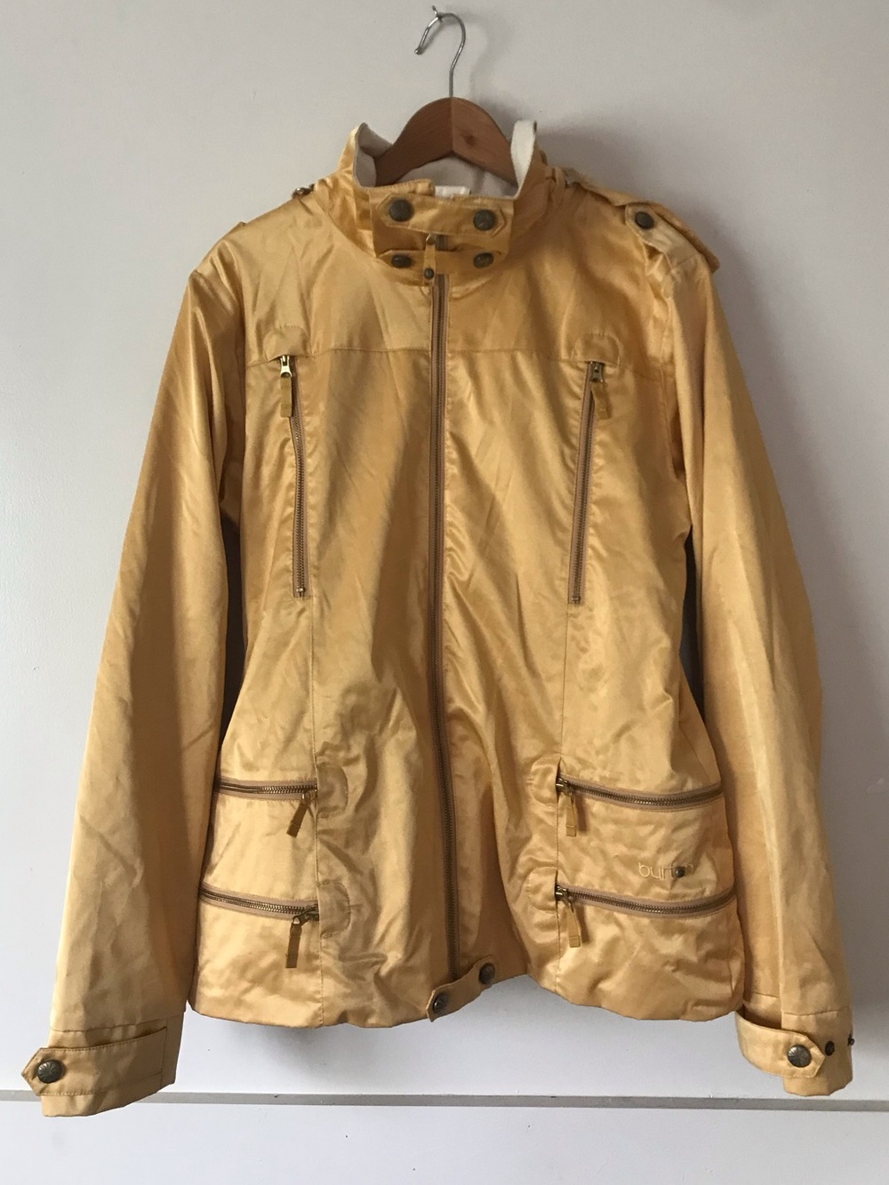 Burton DryRide Ski Snowboard Jacket Gold Size XL